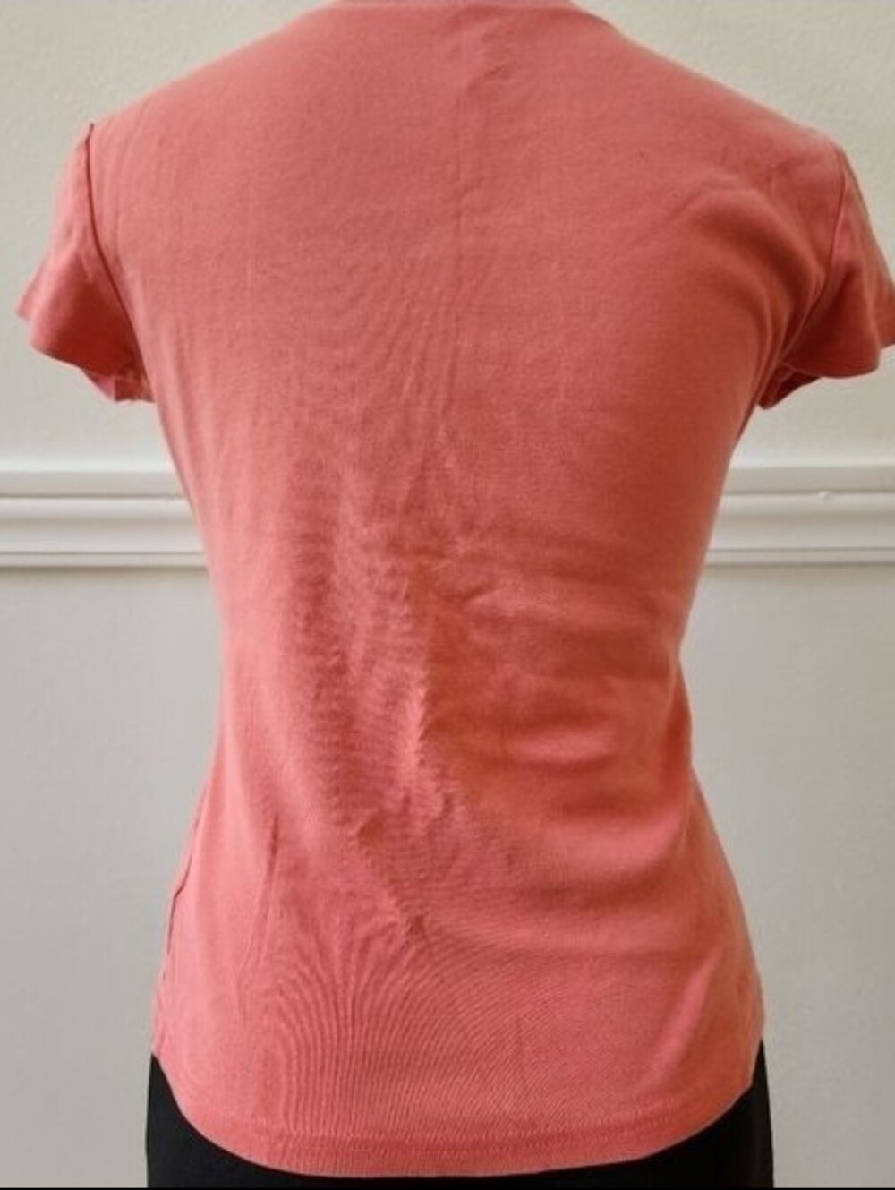 4h agoTommy Hilfiger Coral Pink Short Sleeve T-Shirt - Picture 6 of 8